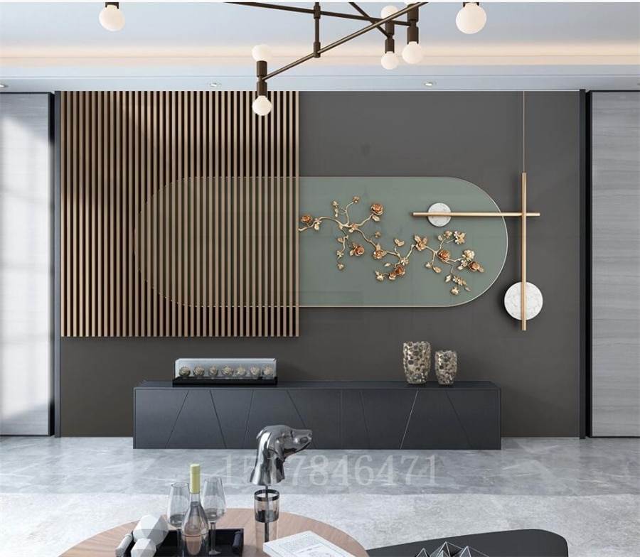 3D Wallpaper Wood Slat Impression